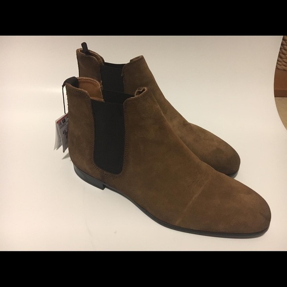 Zara Leather Ankle Booties Unisex - Picture 6 of 8